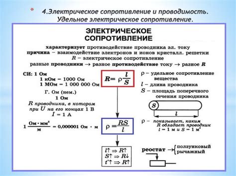 Сопротивление металла: понятие и значение