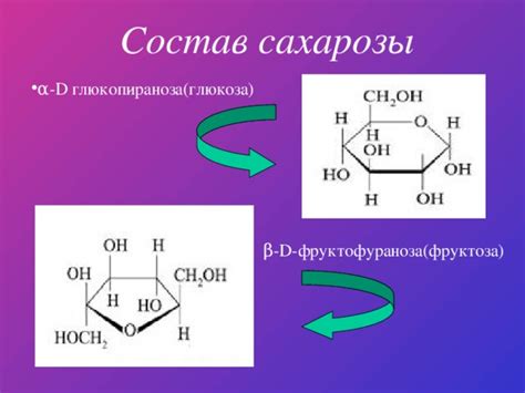 Состав сахарозы