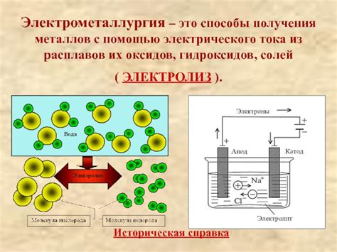 Сравнение использования металлов и их оксидов в химическом источнике электрического тока