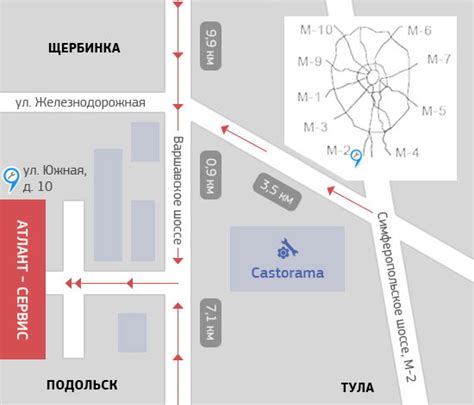 Схема проезда до ООО Атлант Вагоны