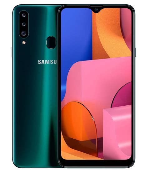 Телефон Samsung Galaxy A20s зеленый