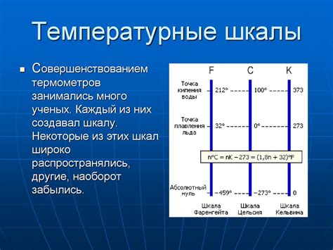 Температурные изменения и их влияние