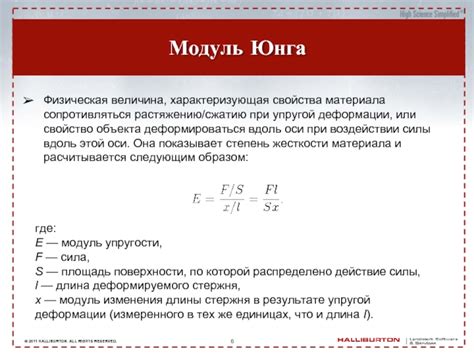 Тепловой расширение и модуль Юнга: ключевая зависимость