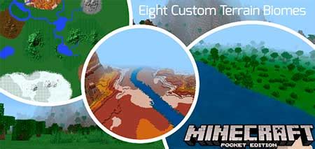 Тестирование и сохранение пользовательских биомов в Minecraft PE