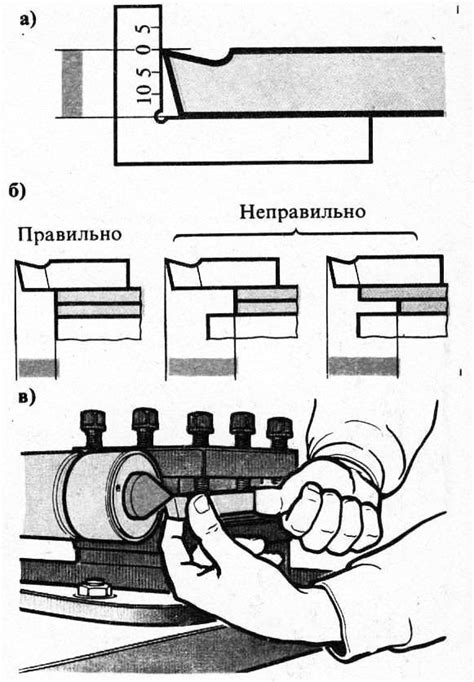 Техника заточки резцов по металлу