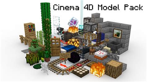 Техники риггинга автомобиля в Cinema 4D для Minecraft