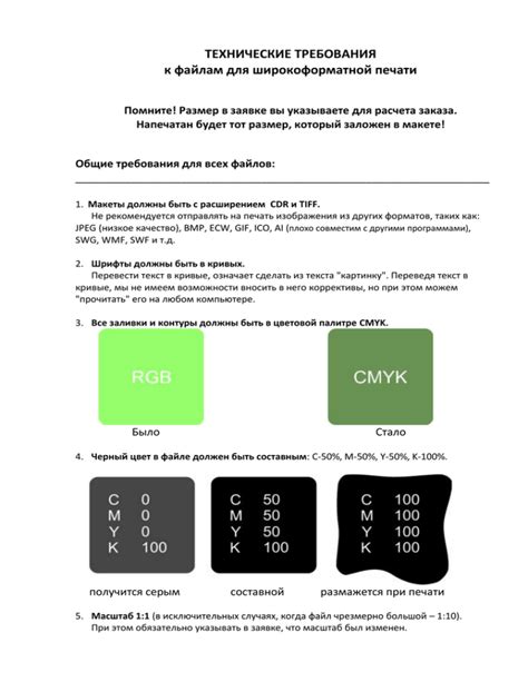 Технические требования к печати на металле