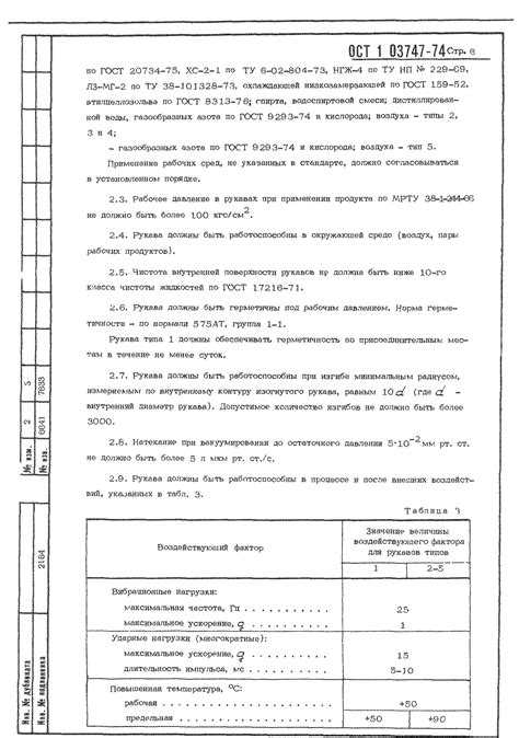 Технические требования к присоединительной арматуре