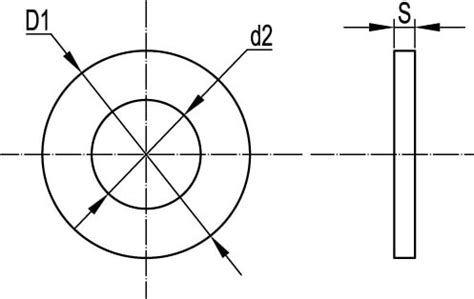 Технические требования к шайбе DIN125 М8