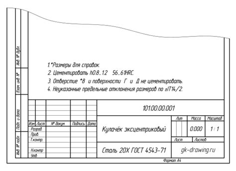 Технические требования производителя