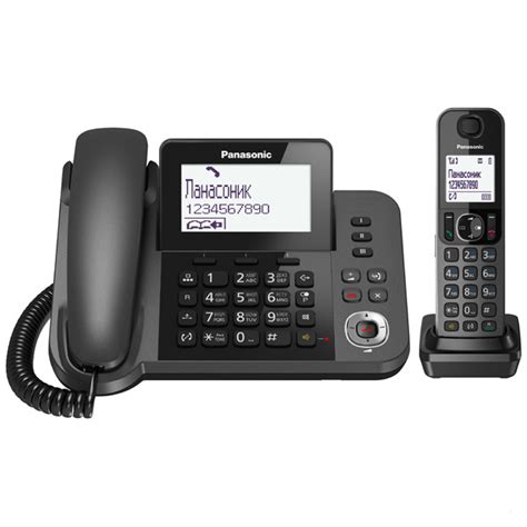 Технические характеристики телефона Panasonic KX-TGF320RUM