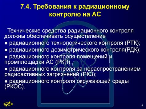 Требования законодательства к радиационному контролю