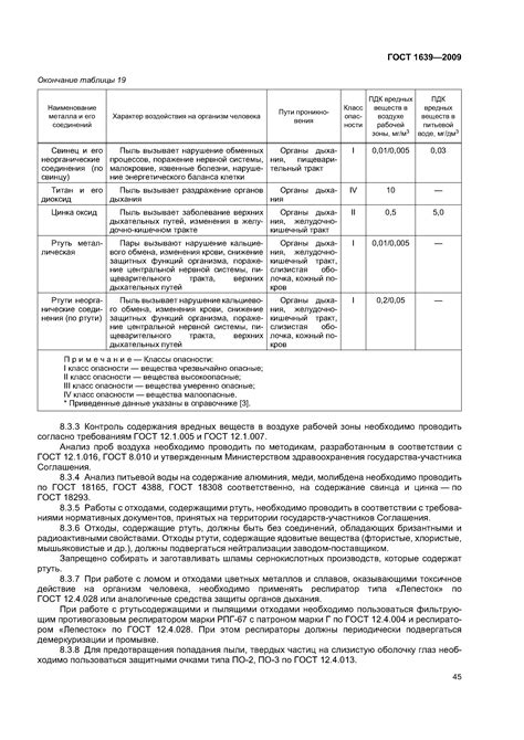 Требования к госту на лом цветных металлов 1639 2009