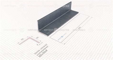 Уголок 100х100х8: основные параметры