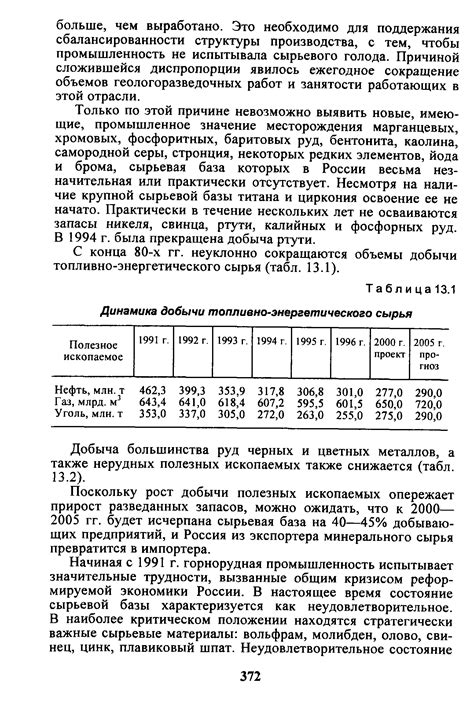 Уголь - основной вид добычи энергетического сырья