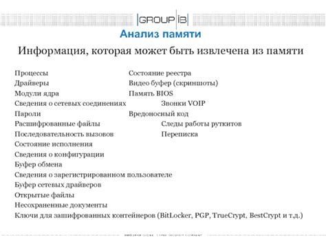 Узнайте, какая информация может быть извлечена