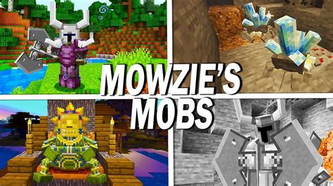 Улучшенная графика и анимация благодаря моду Mowzie's Mobs