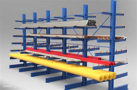 Универсальный стеллаж елочка: оптимальное решение для хранения металлопроката