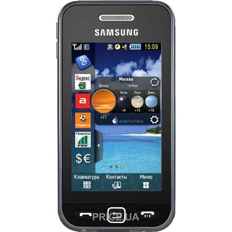 Установка и настройка темы на Samsung GT S5230