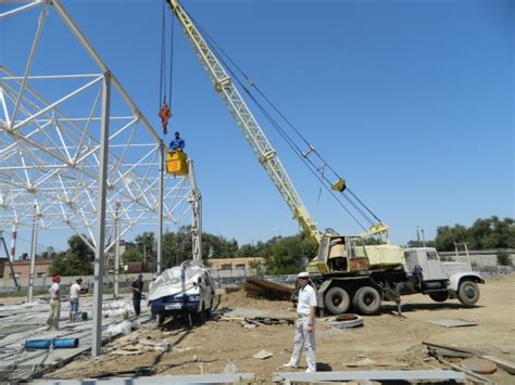 Установка металлических конструкций