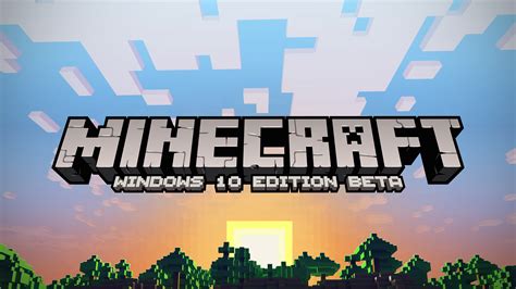 Установка Minecraft Windows 10 Edition