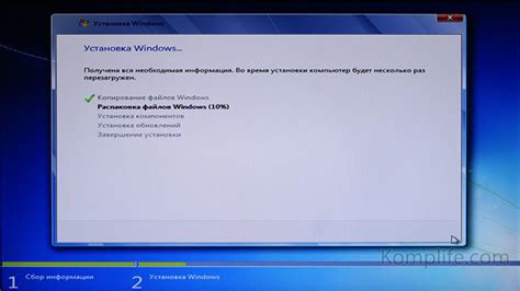 Установка Windows 7