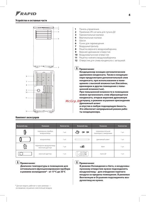 Устройство и составные элементы