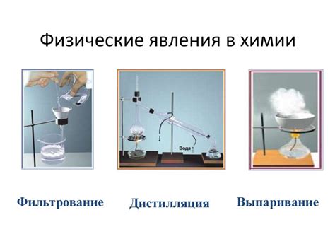 Физические и химические характеристики реакции