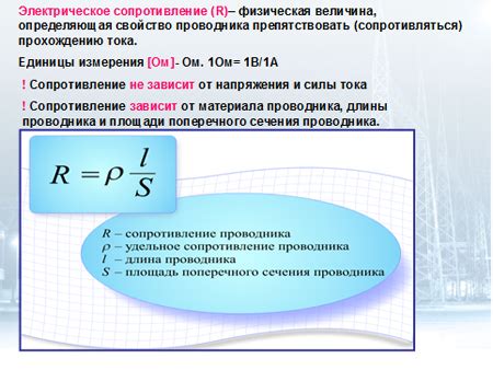 Физическое явление сопротивления проводника