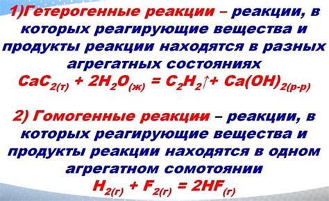 Формула реакции и особенности протекания