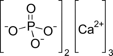 Фосфат кальция: формула Ca3(PO4)2