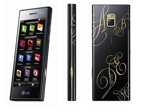 Функциональность телефона LG Chocolate Gold