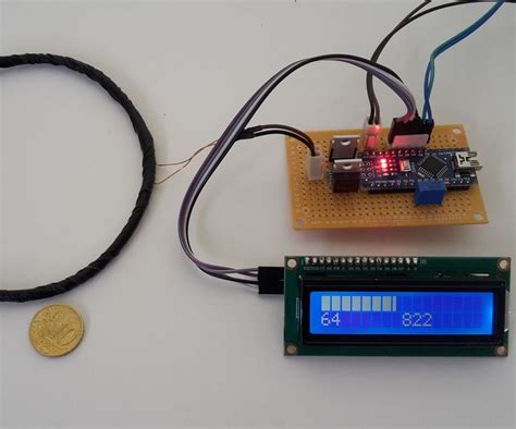 Функция распознавания металлов в металлоискателе Arduino