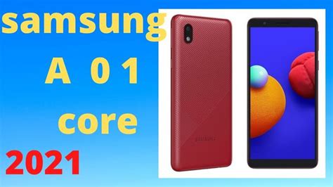 Характеристики телефона Samsung Galaxy A01 Core