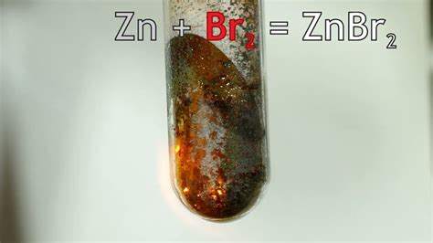 Химические реакции брома с металлами