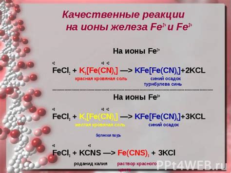 Химические реакции на поверхности железа