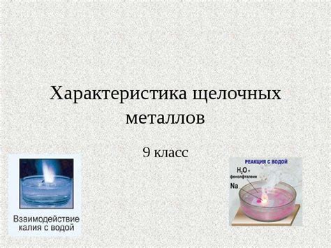 Химический диктант: основы щелочных металлов для 9 класса