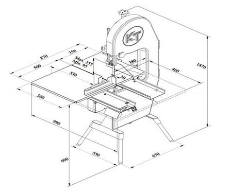 Чертежи для ленточнопильного станка по металлу: изготовление