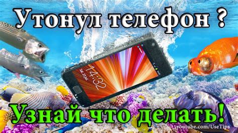 Что делать, если телефон намок в море?