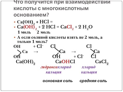 Что происходит при взаимодействии соли с металлом?