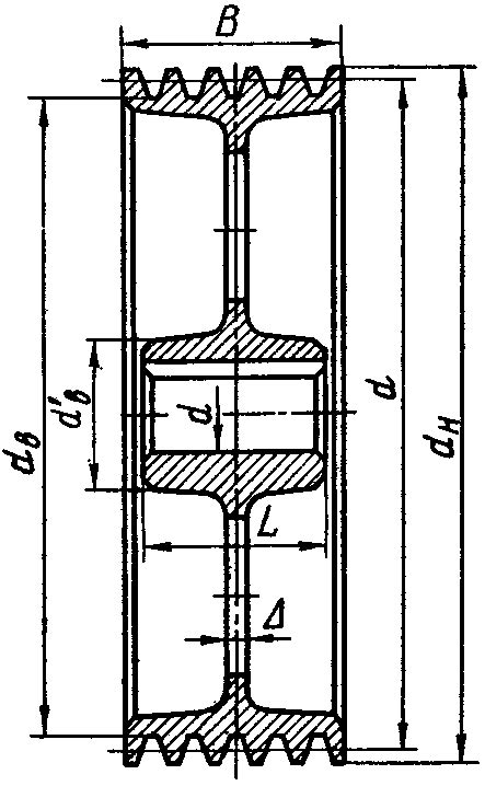 Шкивы стальные, сварные