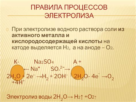 Электролиз соли трехвалентного металла