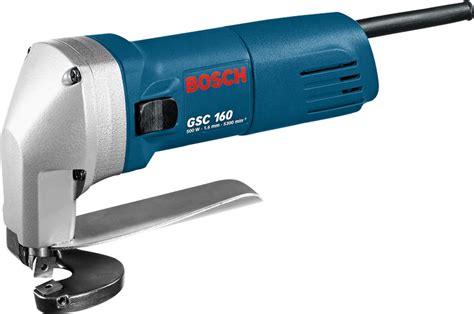 Электроножницы по металлу Bosch GSC 160 500 Вт: обзор и характеристики