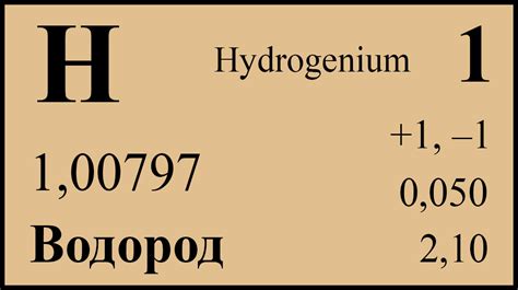 Электроотрицательность: водород vs металлы