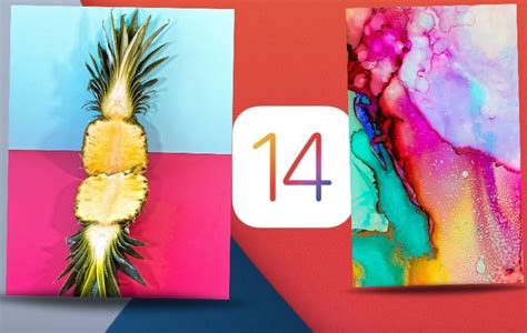 Эстетичные обои iOS 14 для телефона