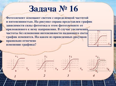 Эффекты изменения интенсивности света и частоты