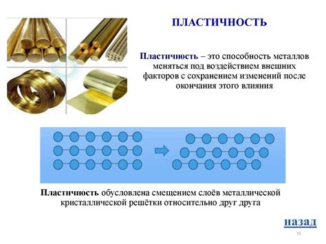  Способность металлов подстраиваться под воздействие 