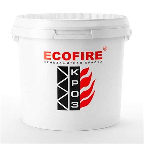  Ecofire: огнезащитная краска для металла