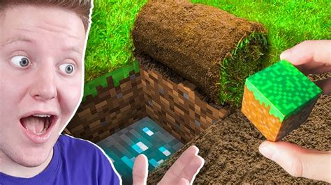 1. Создайте блоки Minecraft в реальной жизни