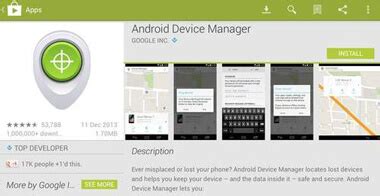 Android Device Manager - бесплатный способ отследить утерянный ZTE